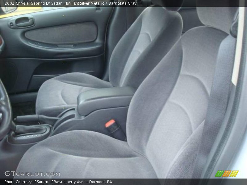 Brilliant Silver Metallic / Dark Slate Gray 2002 Chrysler Sebring LX Sedan