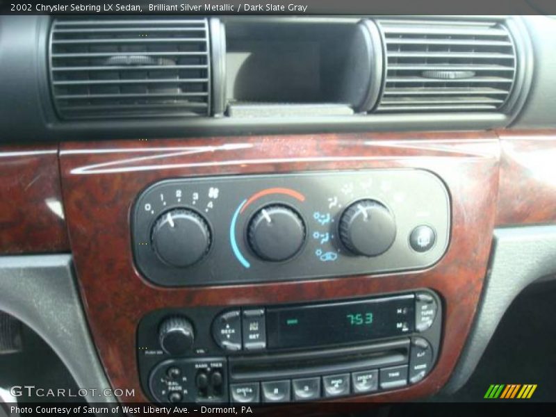 Brilliant Silver Metallic / Dark Slate Gray 2002 Chrysler Sebring LX Sedan