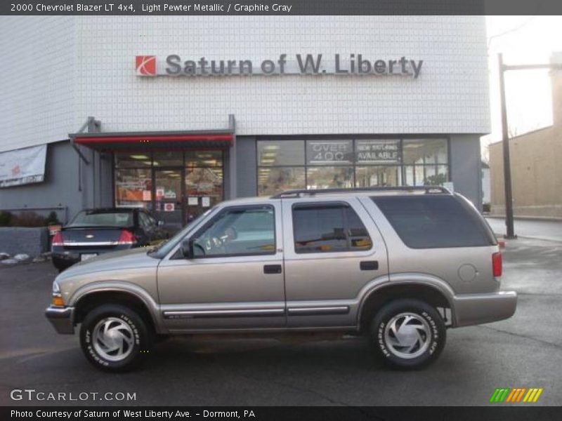Light Pewter Metallic / Graphite Gray 2000 Chevrolet Blazer LT 4x4