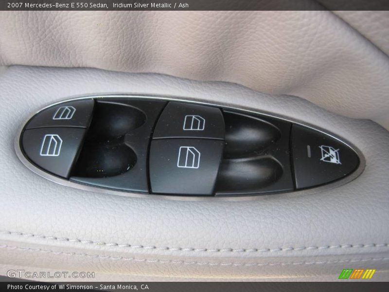 Iridium Silver Metallic / Ash 2007 Mercedes-Benz E 550 Sedan