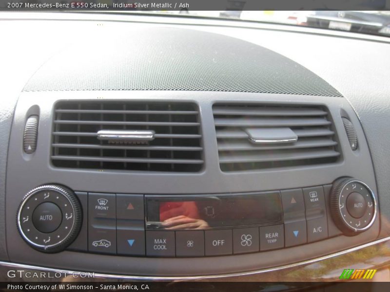 Iridium Silver Metallic / Ash 2007 Mercedes-Benz E 550 Sedan