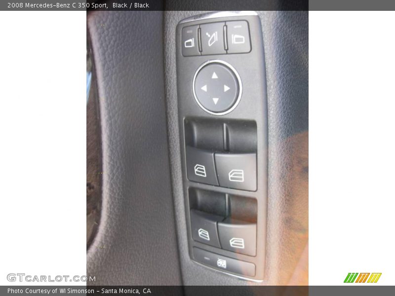 Black / Black 2008 Mercedes-Benz C 350 Sport