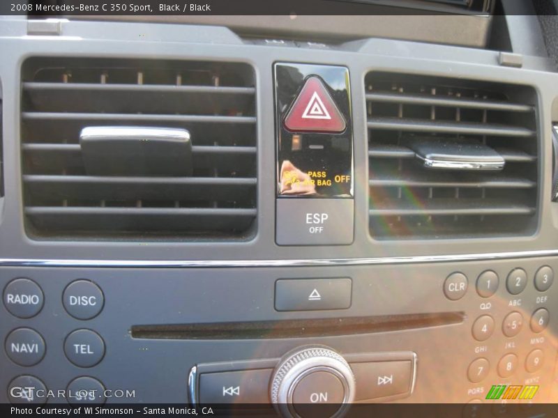 Black / Black 2008 Mercedes-Benz C 350 Sport