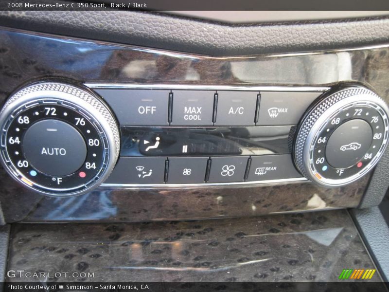 Black / Black 2008 Mercedes-Benz C 350 Sport