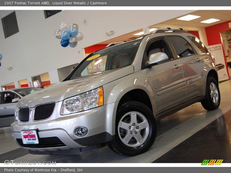 Liquid Silver Metallic / Cashmere 2007 Pontiac Torrent AWD