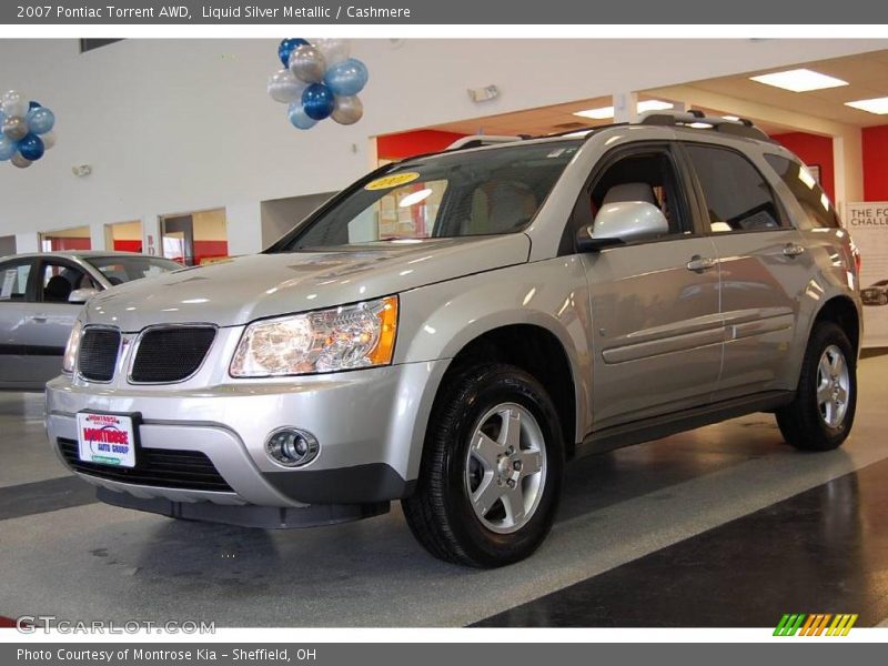 Liquid Silver Metallic / Cashmere 2007 Pontiac Torrent AWD