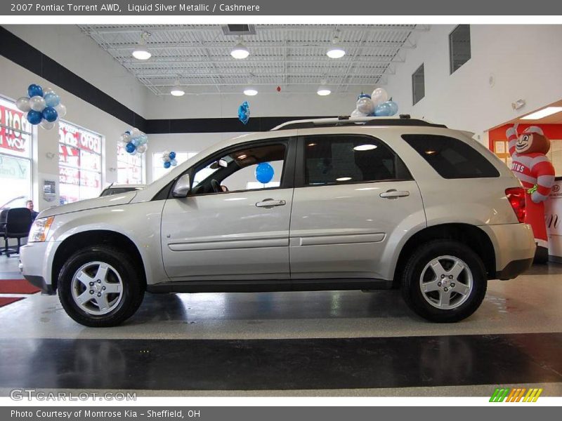 Liquid Silver Metallic / Cashmere 2007 Pontiac Torrent AWD