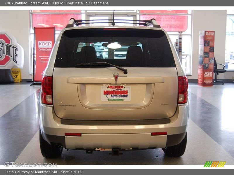 Liquid Silver Metallic / Cashmere 2007 Pontiac Torrent AWD