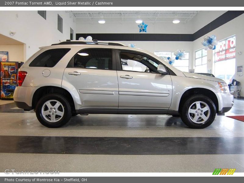 Liquid Silver Metallic / Cashmere 2007 Pontiac Torrent AWD