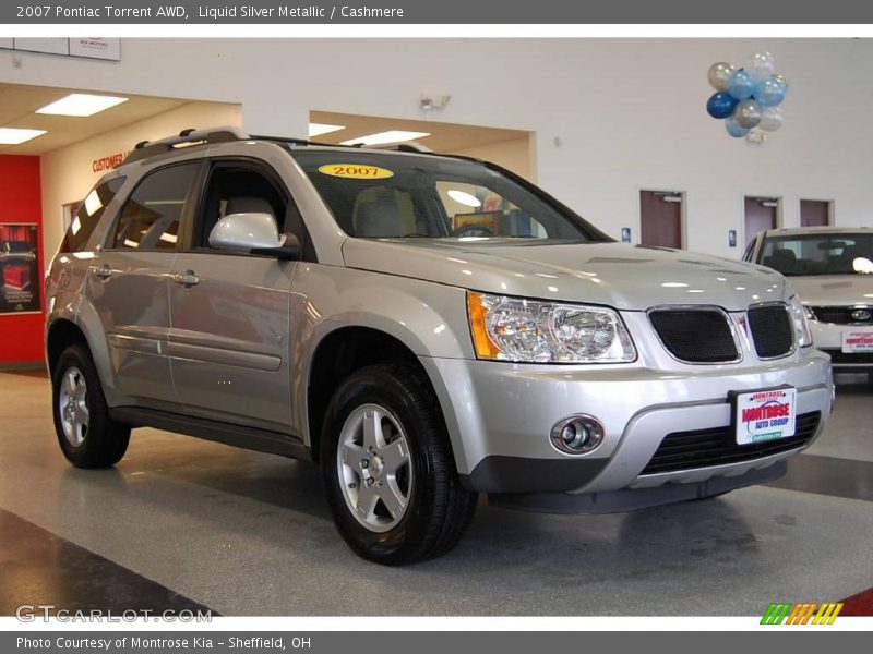 Liquid Silver Metallic / Cashmere 2007 Pontiac Torrent AWD