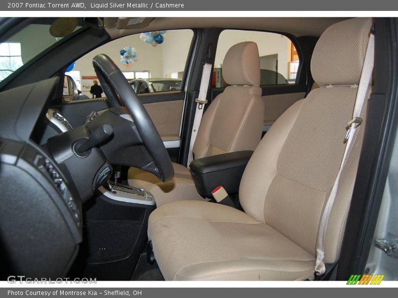 Liquid Silver Metallic / Cashmere 2007 Pontiac Torrent AWD