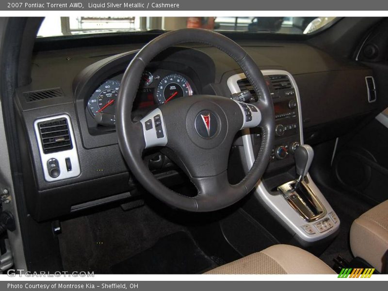 Liquid Silver Metallic / Cashmere 2007 Pontiac Torrent AWD