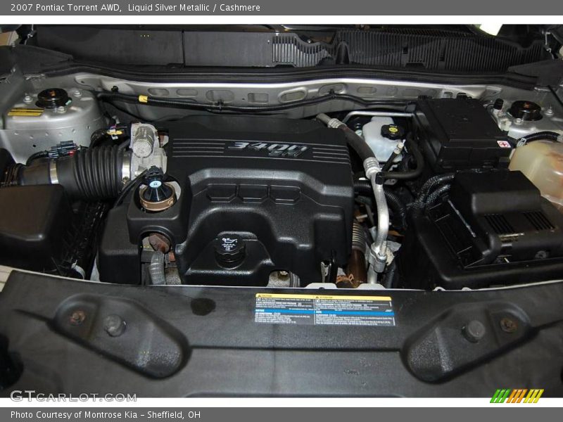 Liquid Silver Metallic / Cashmere 2007 Pontiac Torrent AWD