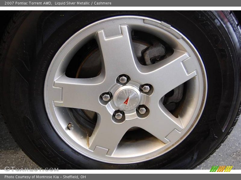 Liquid Silver Metallic / Cashmere 2007 Pontiac Torrent AWD