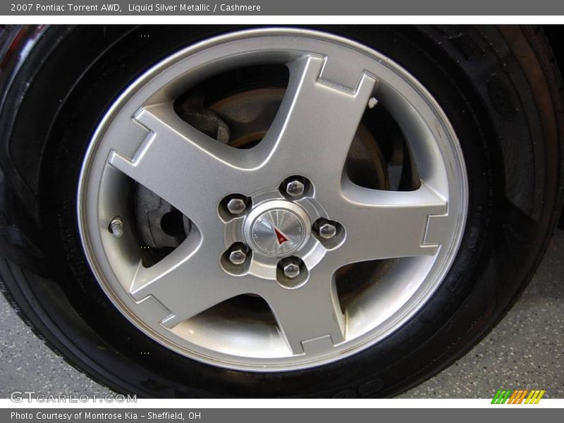 Liquid Silver Metallic / Cashmere 2007 Pontiac Torrent AWD