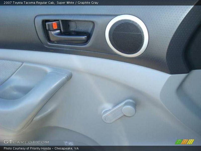 Super White / Graphite Gray 2007 Toyota Tacoma Regular Cab