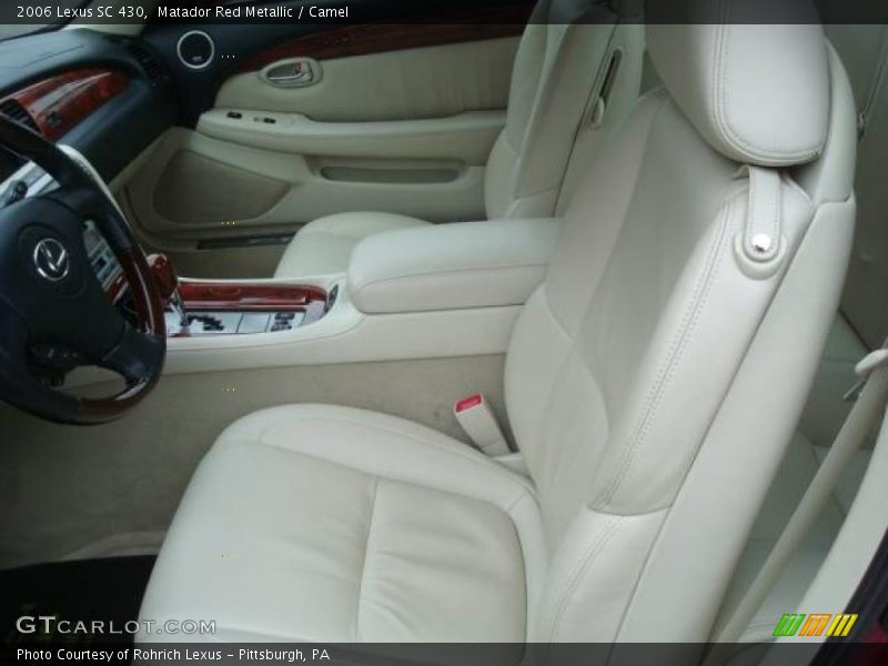 Matador Red Metallic / Camel 2006 Lexus SC 430