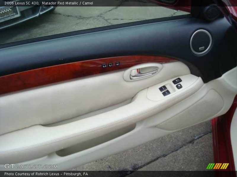 Matador Red Metallic / Camel 2006 Lexus SC 430