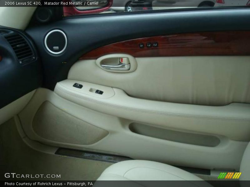 Matador Red Metallic / Camel 2006 Lexus SC 430