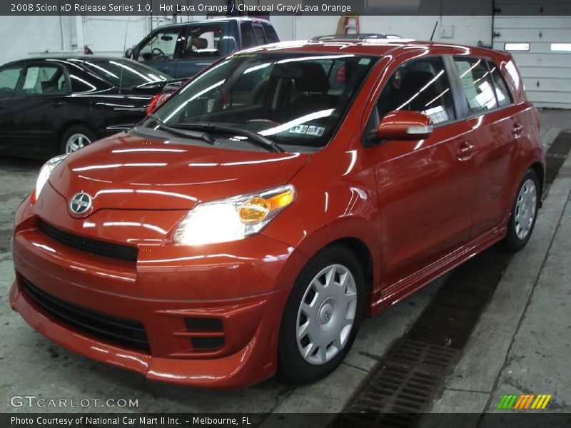 Hot Lava Orange / Charcoal Gray/Lava Orange 2008 Scion xD Release Series 1.0