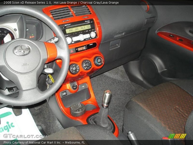 Hot Lava Orange / Charcoal Gray/Lava Orange 2008 Scion xD Release Series 1.0