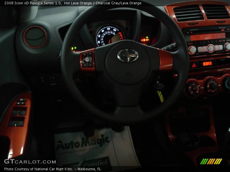 Hot Lava Orange / Charcoal Gray/Lava Orange 2008 Scion xD Release Series 1.0