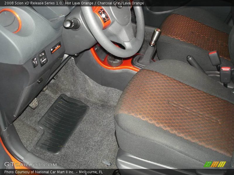 Hot Lava Orange / Charcoal Gray/Lava Orange 2008 Scion xD Release Series 1.0