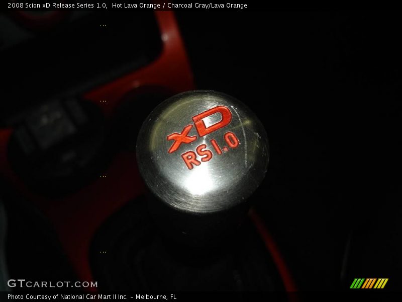 Hot Lava Orange / Charcoal Gray/Lava Orange 2008 Scion xD Release Series 1.0