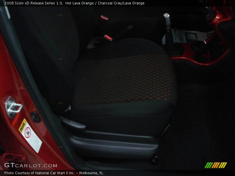 Hot Lava Orange / Charcoal Gray/Lava Orange 2008 Scion xD Release Series 1.0