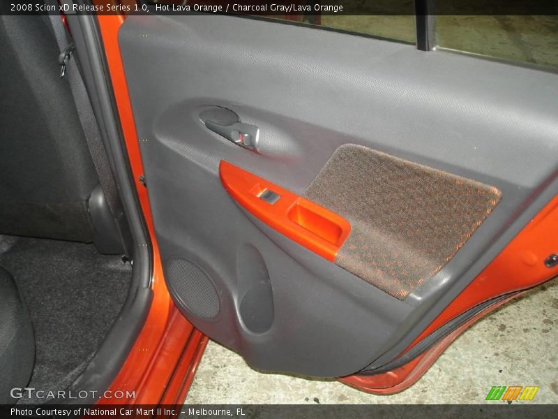 Hot Lava Orange / Charcoal Gray/Lava Orange 2008 Scion xD Release Series 1.0