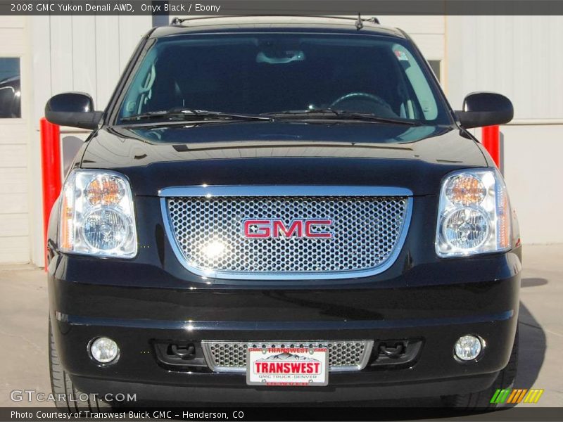 Onyx Black / Ebony 2008 GMC Yukon Denali AWD
