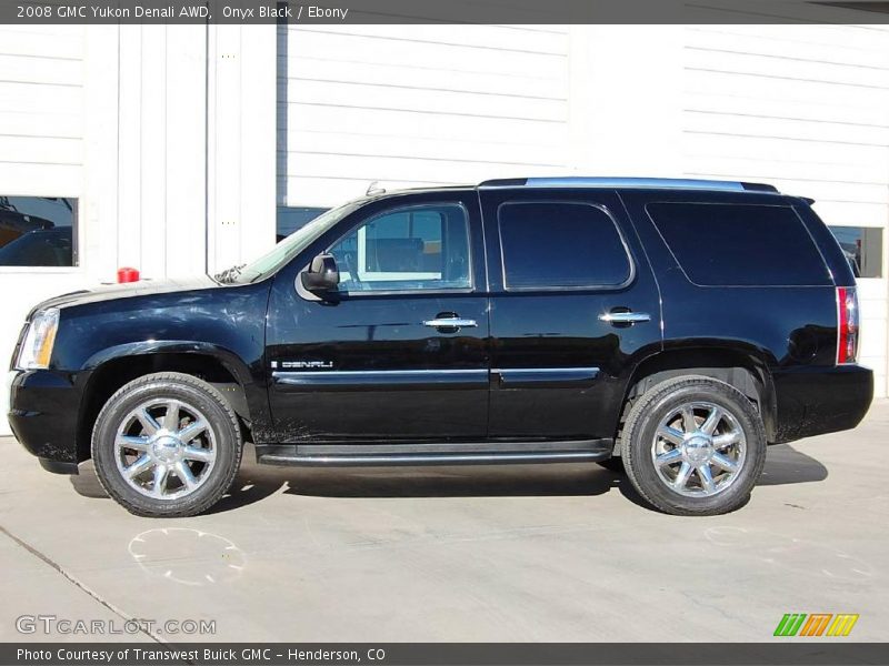 Onyx Black / Ebony 2008 GMC Yukon Denali AWD