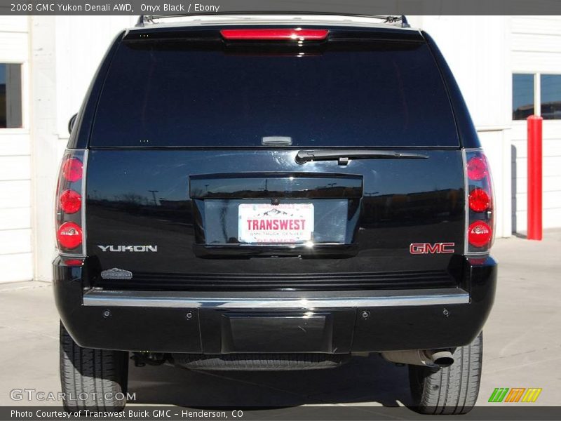 Onyx Black / Ebony 2008 GMC Yukon Denali AWD