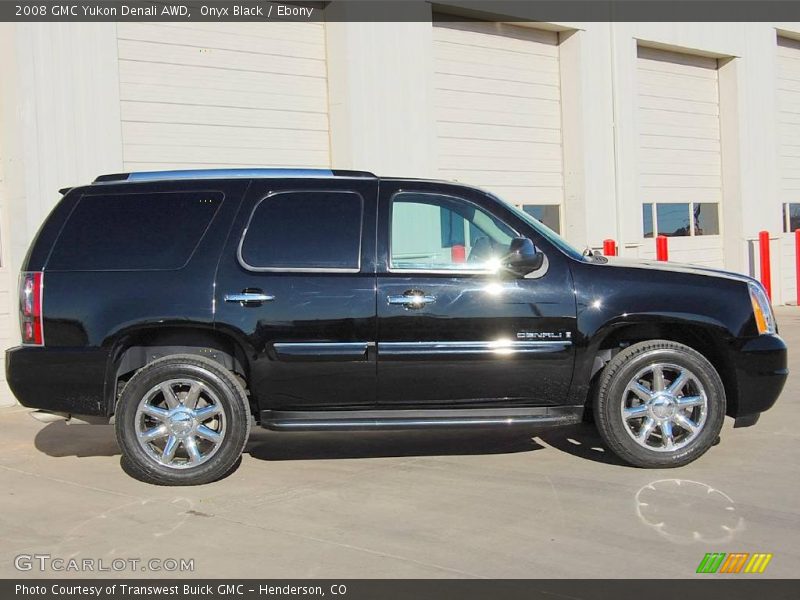 Onyx Black / Ebony 2008 GMC Yukon Denali AWD