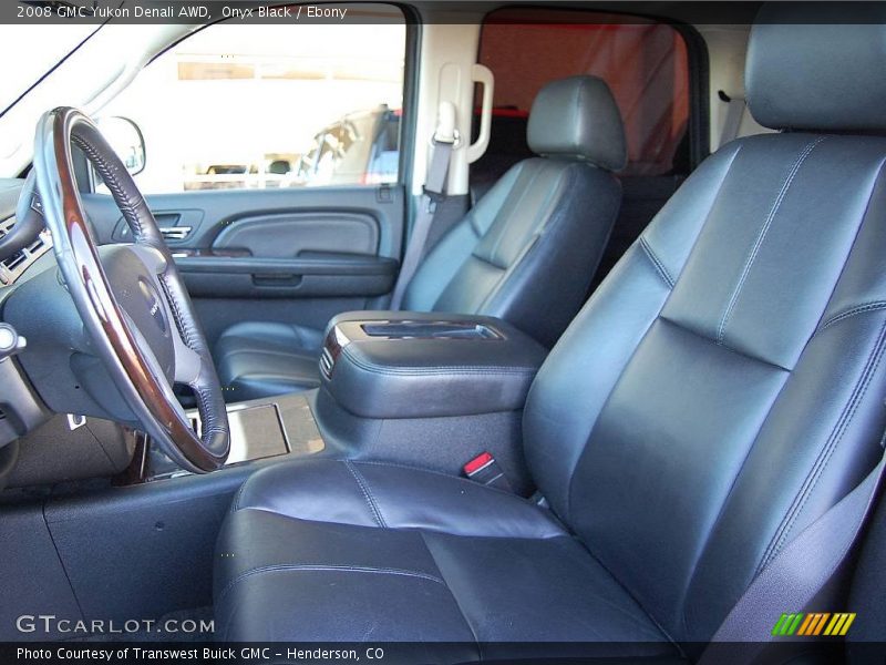 Onyx Black / Ebony 2008 GMC Yukon Denali AWD
