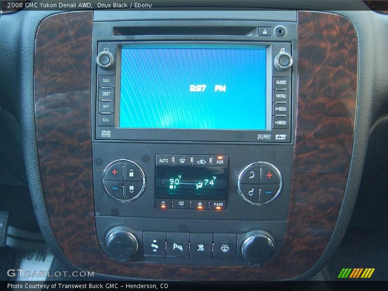 Onyx Black / Ebony 2008 GMC Yukon Denali AWD