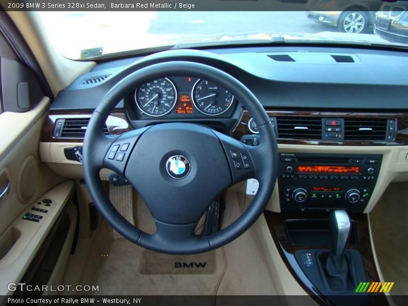 Barbara Red Metallic / Beige 2009 BMW 3 Series 328xi Sedan