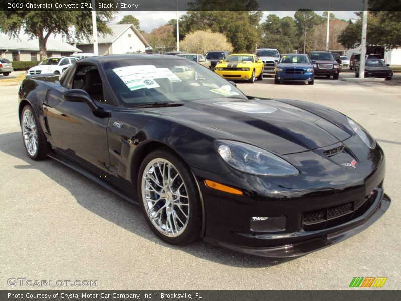 Black / Ebony 2009 Chevrolet Corvette ZR1