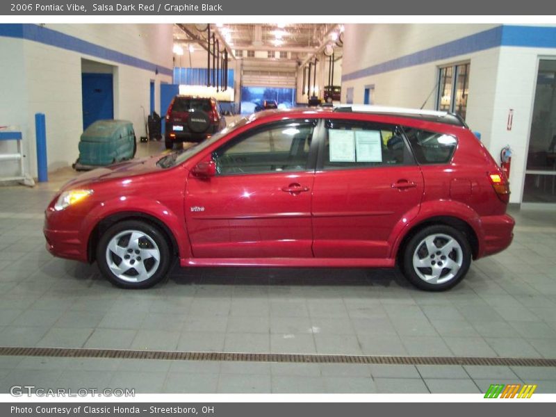Salsa Dark Red / Graphite Black 2006 Pontiac Vibe