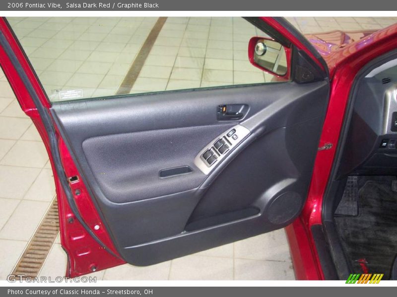 Salsa Dark Red / Graphite Black 2006 Pontiac Vibe