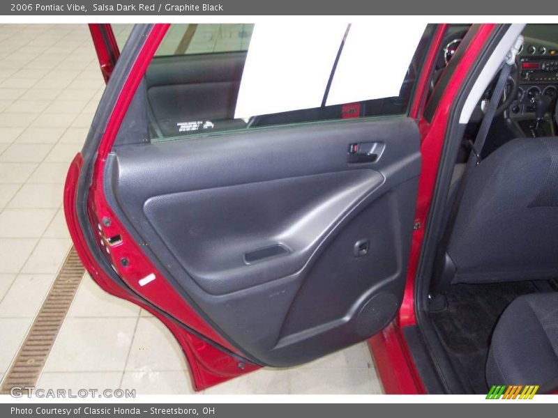 Salsa Dark Red / Graphite Black 2006 Pontiac Vibe