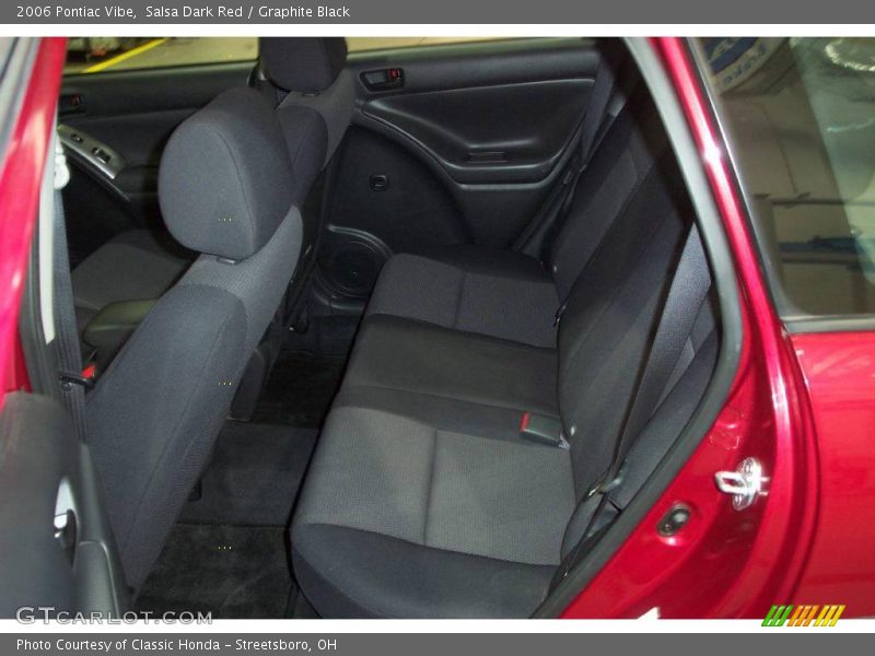 Salsa Dark Red / Graphite Black 2006 Pontiac Vibe