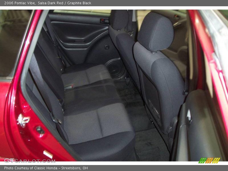 Salsa Dark Red / Graphite Black 2006 Pontiac Vibe