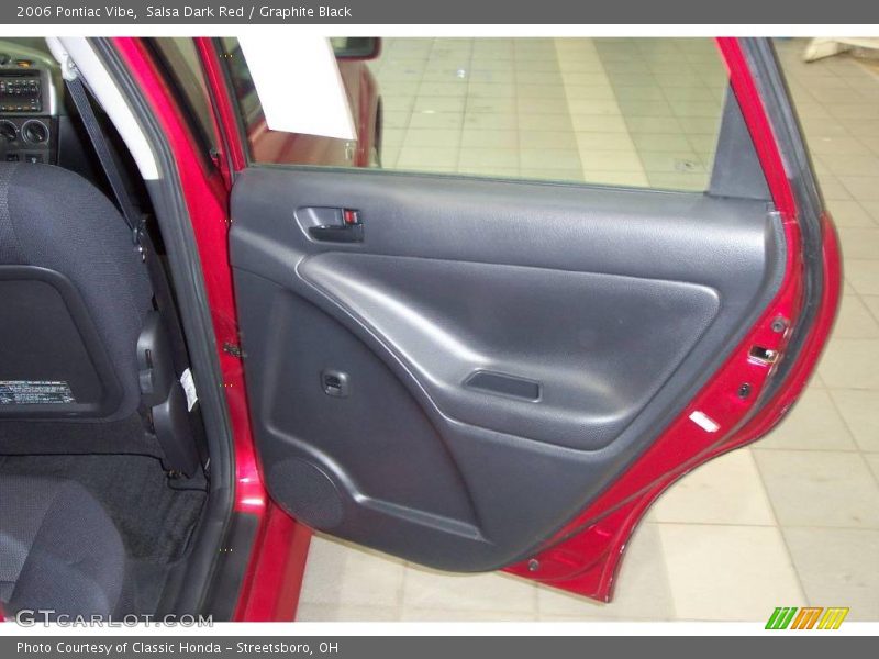 Salsa Dark Red / Graphite Black 2006 Pontiac Vibe