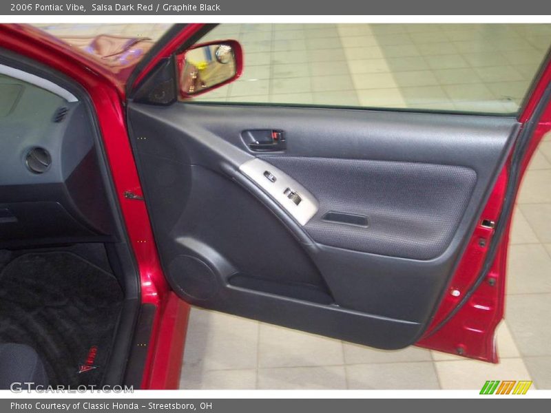 Salsa Dark Red / Graphite Black 2006 Pontiac Vibe