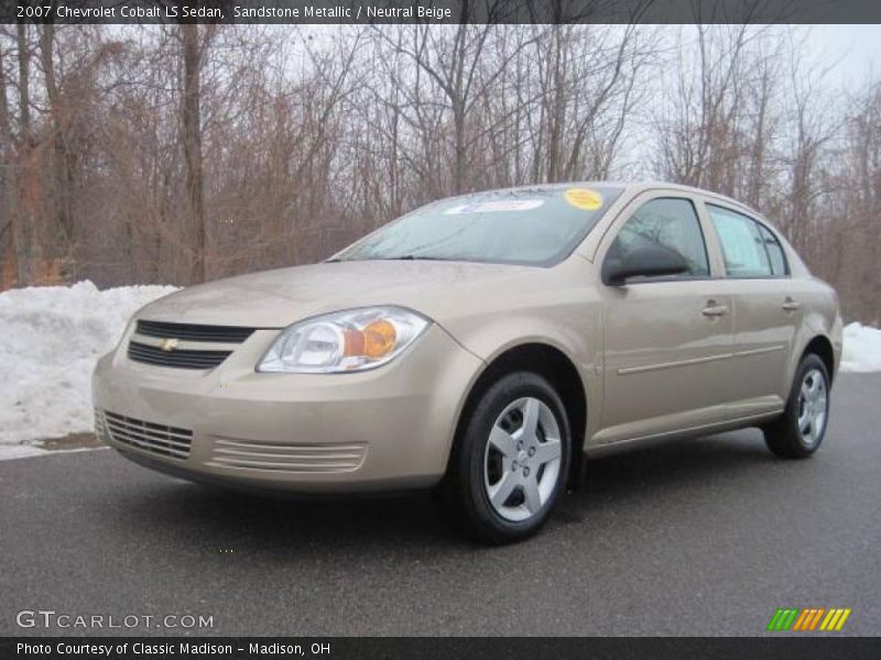 Sandstone Metallic / Neutral Beige 2007 Chevrolet Cobalt LS Sedan