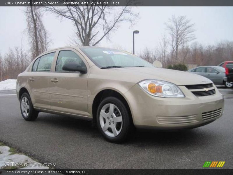 Sandstone Metallic / Neutral Beige 2007 Chevrolet Cobalt LS Sedan