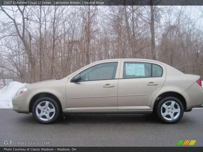 Sandstone Metallic / Neutral Beige 2007 Chevrolet Cobalt LS Sedan