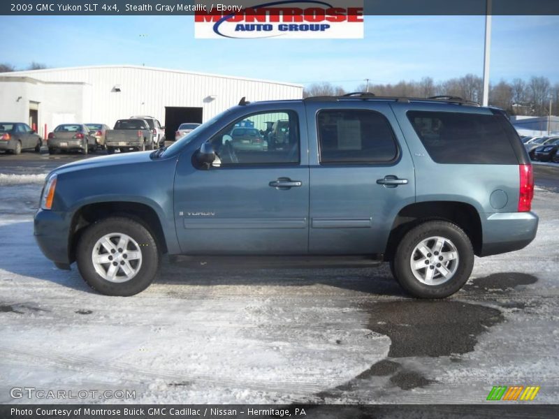 Stealth Gray Metallic / Ebony 2009 GMC Yukon SLT 4x4