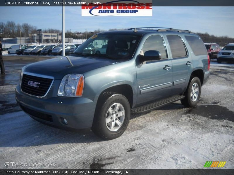 Stealth Gray Metallic / Ebony 2009 GMC Yukon SLT 4x4